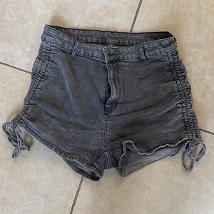 Gray Women's Denim Shorts